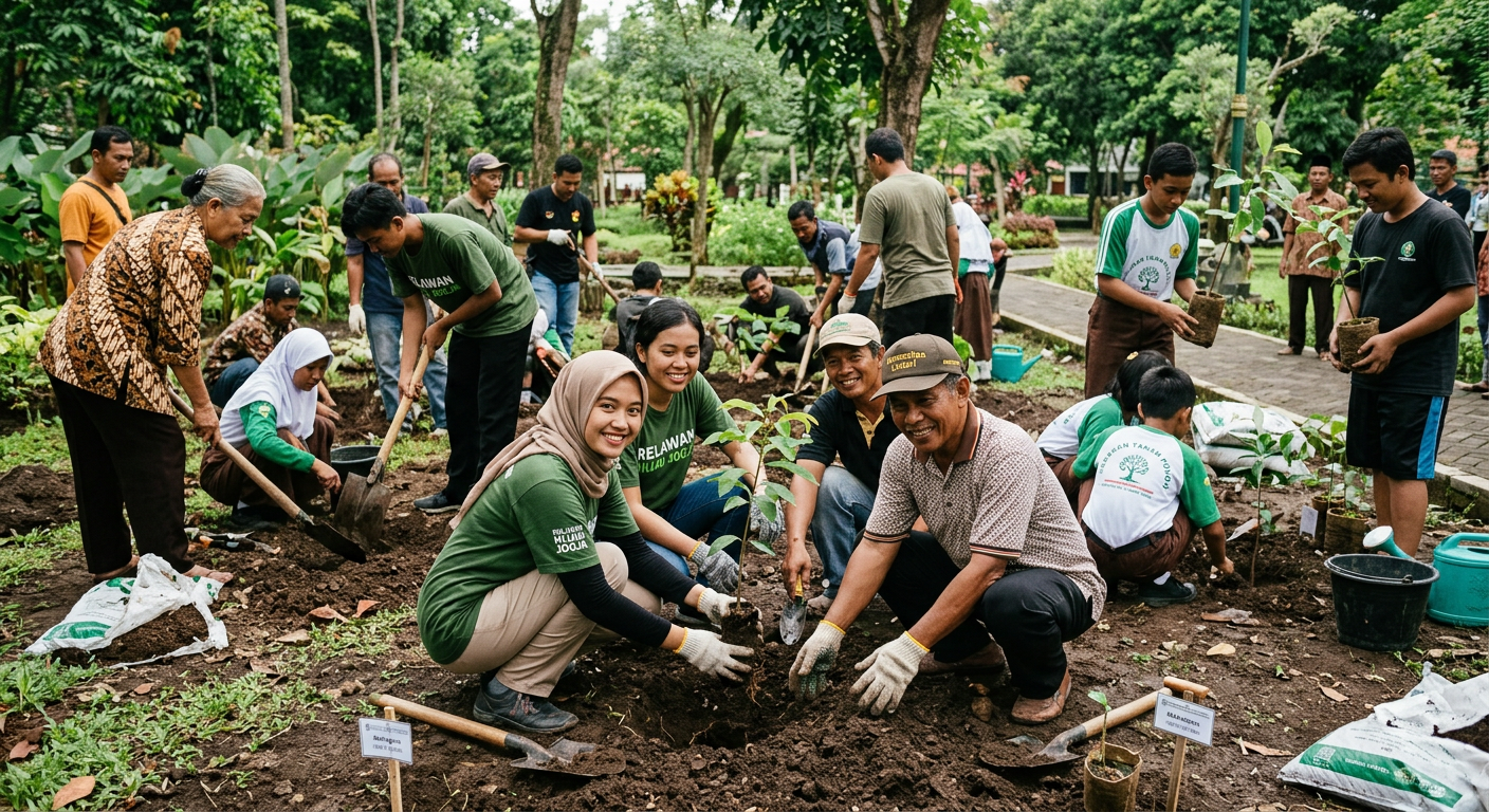 Penanaman Pohon Bersama Komunitas LIVESGP PASAMAN Hijau